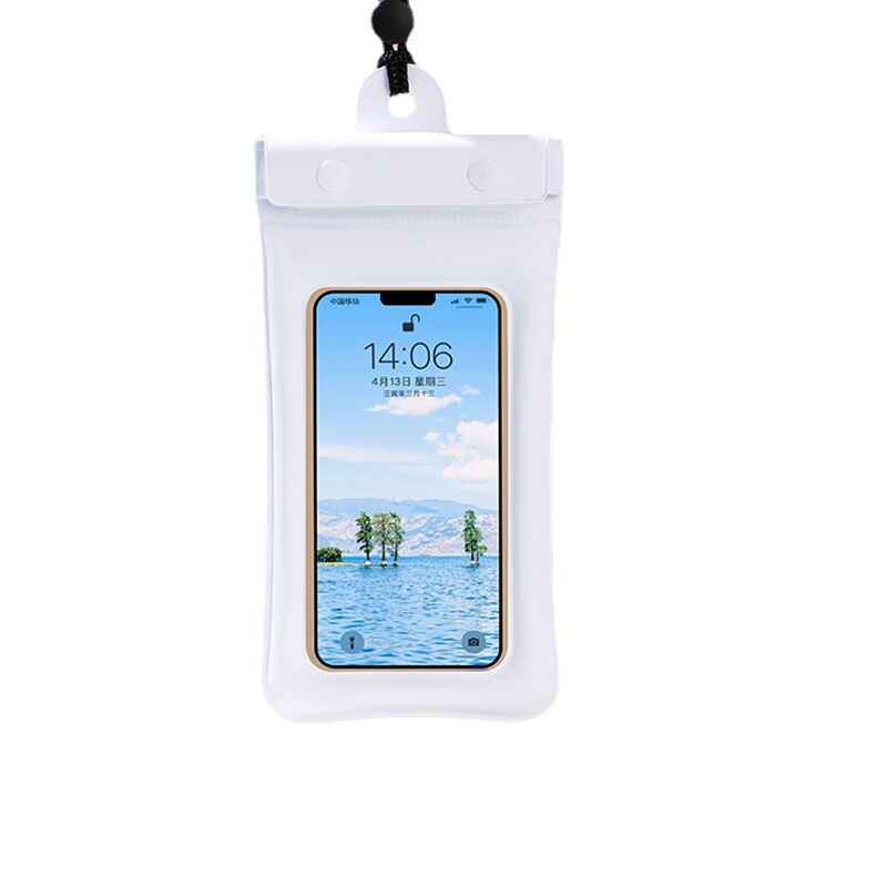 ダイビングハイキング乗馬ラフティングインフレータブル携帯電話防水バッグ pvc 防水透明エアバッグ携帯電話防水保護バッグ|undefined