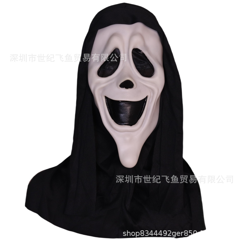 Grito máscara horror Ghost Face tocados Halloween muerte miedo alma-agitación mascarada accesorios del partido