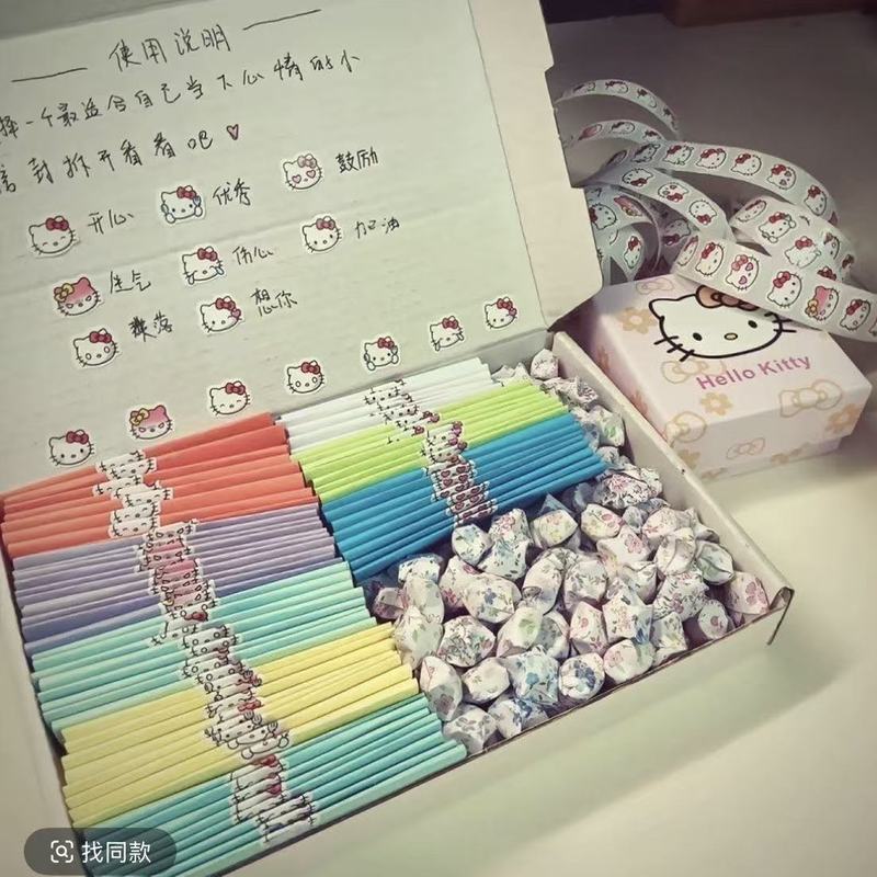 凯蒂猫情绪盒子材料包送情侣闺蜜diy礼物|undefined