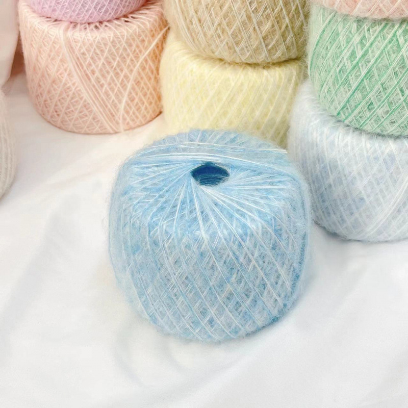 모헤어 3가닥 (2호 블루)