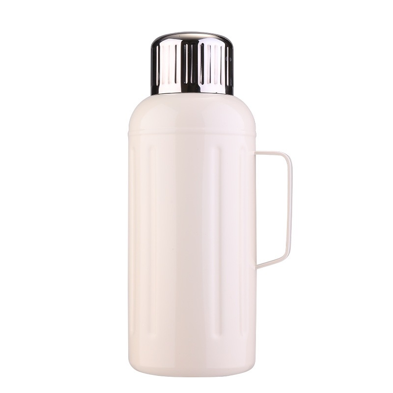 Nuevo acero inoxidable simple taza de aislamiento de alta capacidad portátil al aire libre casera de regalo tetera de vacío gruesa tetera de aislamiento térmico