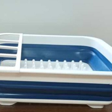 折りたたみボウルラックキッチン格納式排水ラック収納ラック食器排水収納ボックスシンクボウルと箸排水バスケット|undefined