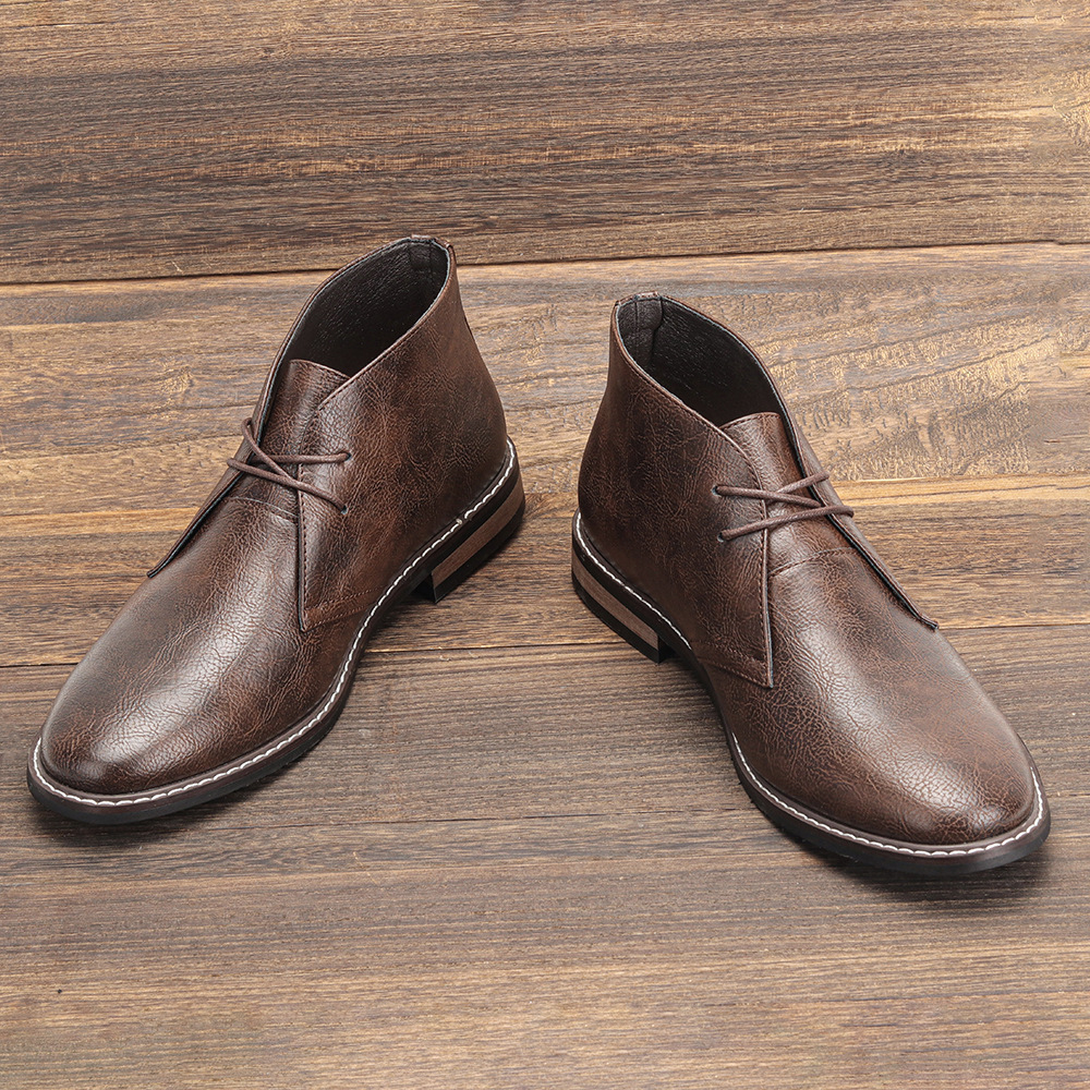 Foreign Trade Men's Desert Boots Retro Men's Shoes Spring Large Size Short Boots Cross-border Amazon Independent Station Explosions Leather Boots Foreign Trade Men's Desert Boots Retro Men's Shoes Spring Large Size Short Boots Cross-border Amazon Independent Station Explosions Leather Boots