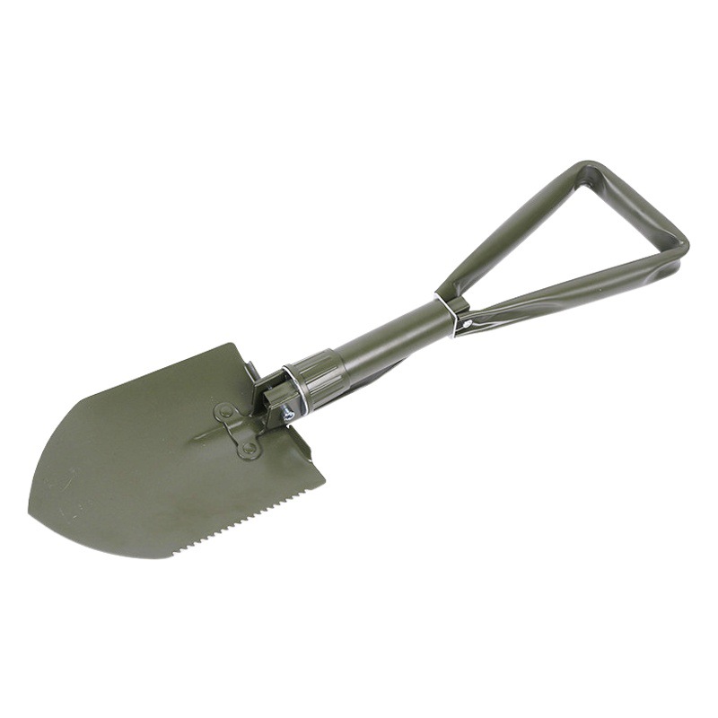 Pala Táctica de Ingeniería de Acero al Carbono 45# Plegable Portátil Multiusos para Aventura y Camping image 1