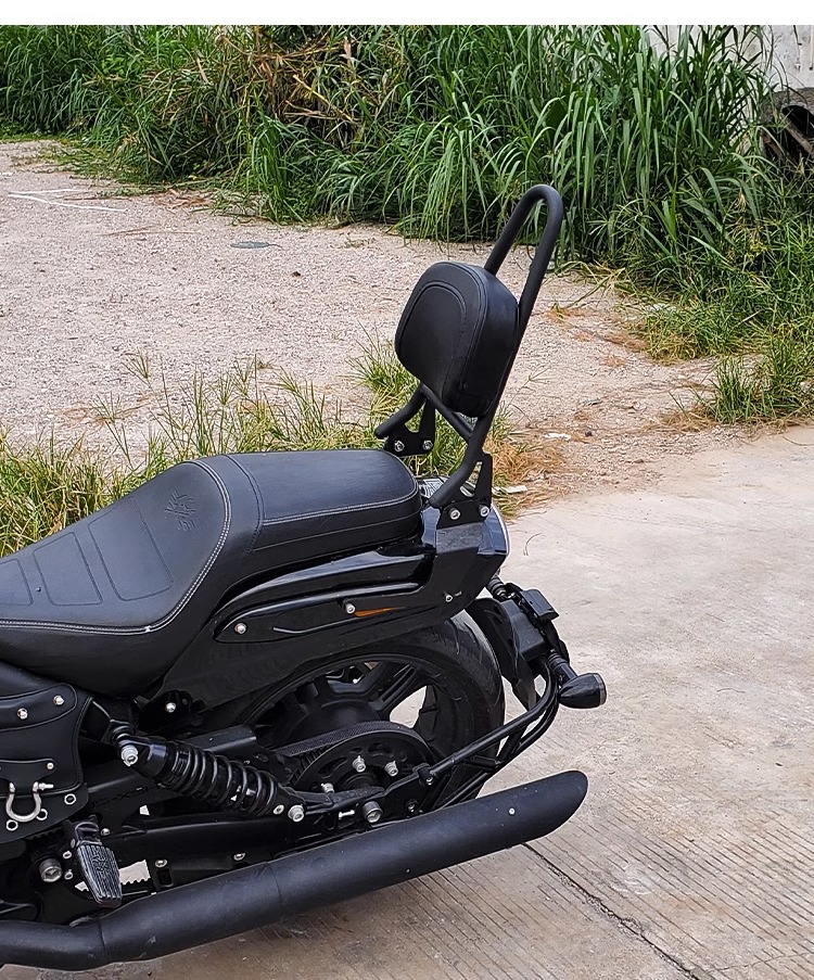 Muscle car Wolf suitable for xiangshuai Yulong JSX700i Ruilong JSX900i backrest modified tail frame tail wing curved bow backrest