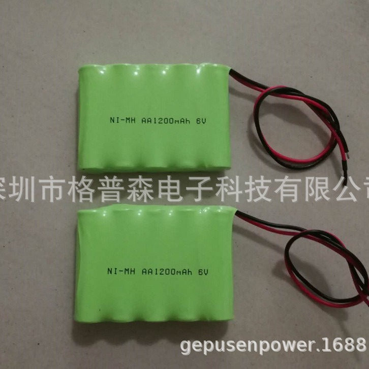 镍氢充电电池NI-MH AA1200mAh 6V 电子称专用