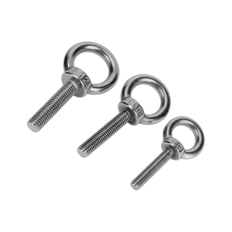 Lift ring screw 304 stainless steel eye bolt multi-specification set/system lengthen ring lifting ring screw