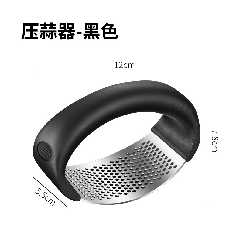 Artefactos de cocina alemanes de batida 304 tecnología de acero inoxidable negro máquina de cocción de ajo artefactos de cocción de ajo