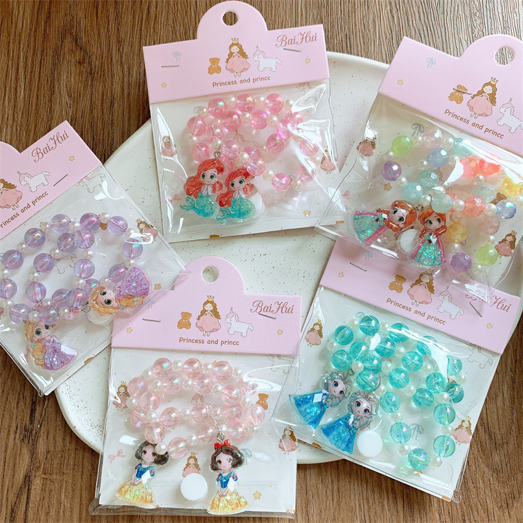 Children's cartoon beaded bracelet
