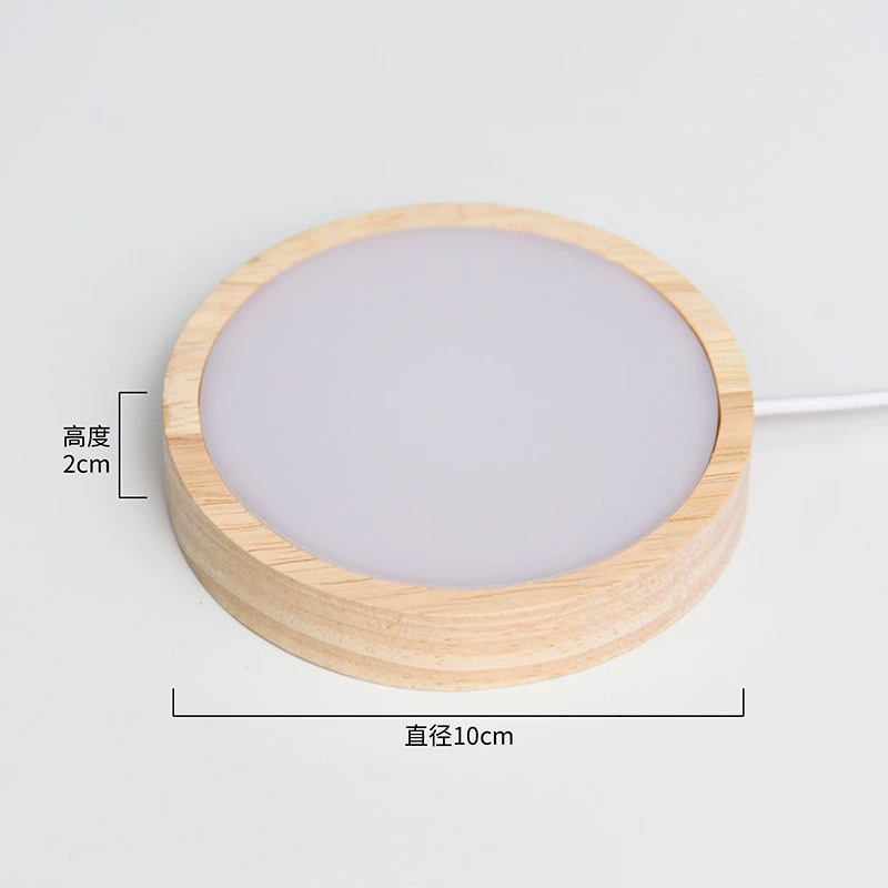 Деревянная основа с подсветкой DIY ночная лампа основание акриловые деревянные изделия LED полоса база