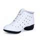 Dance Shoes for Women Adult 2025 Summer New Soft-Soled Cut Out Sailor Dance Shoes Mid-Heeled Square Dance Shoes