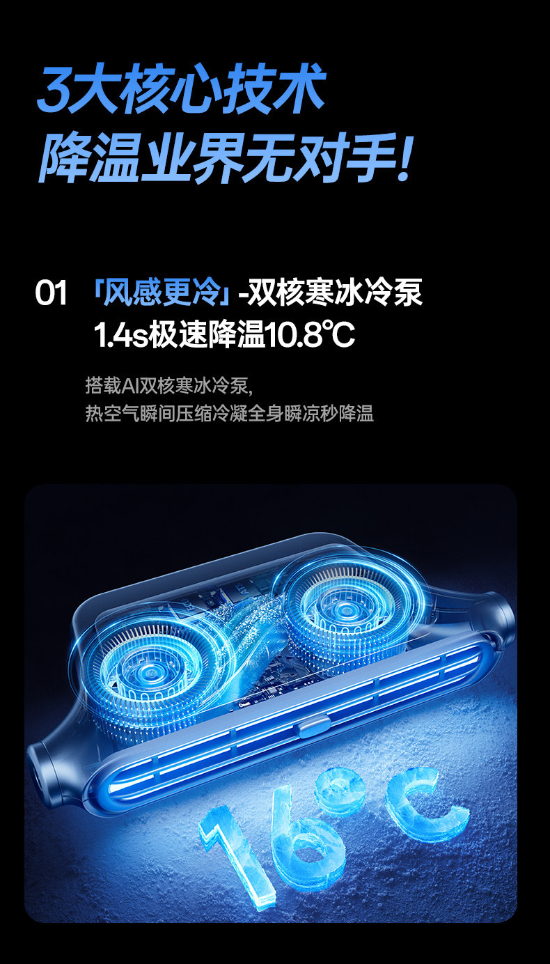 Car Fan 2026 New Model Cooling USB Charging 12V Small Air Conditioning Fan for Car Powerful Electric Fan Silent Rear Seat