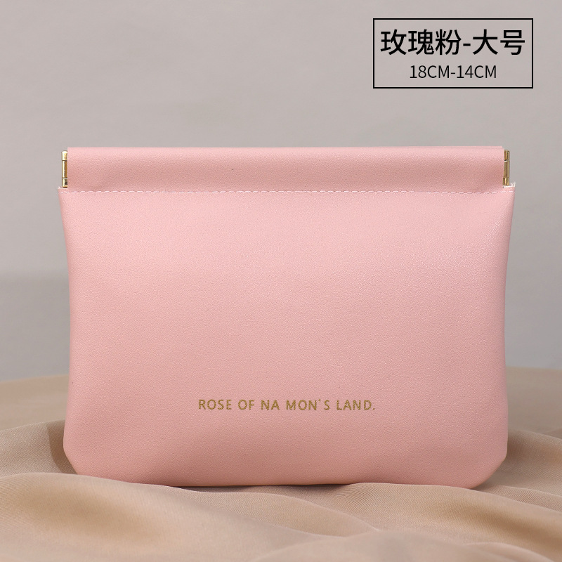 Bolsa de almacenamiento de cable de datos de alta apariencia bolsa de clasificación de cosméticos de lápiz labial bolsa de gafas bolsa de metralla portátil cerrada automática