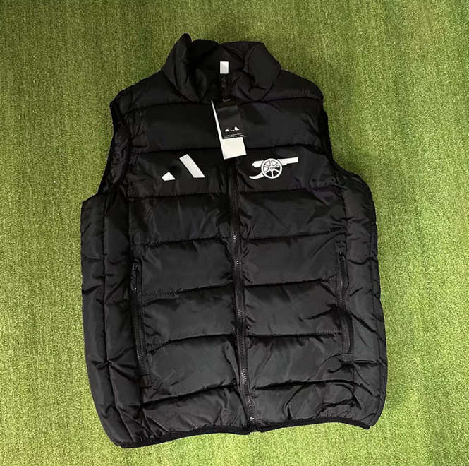 adidas Arsenal Puffer Vest Black