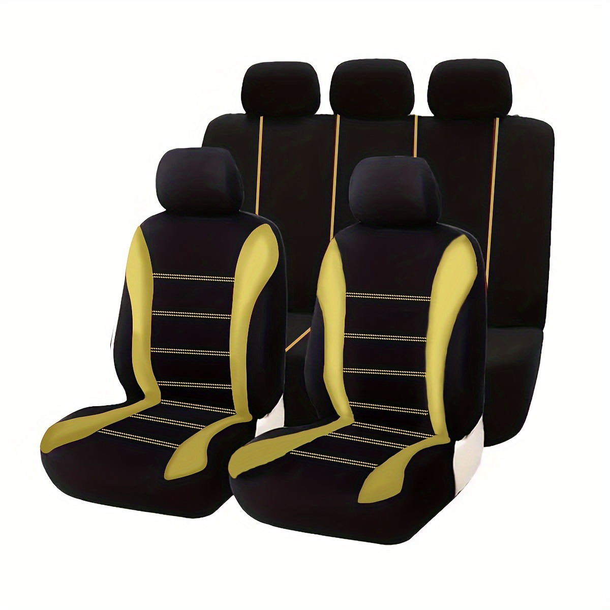 Cross-Border Foreign Trade Mexico Car Seat Cover Set of 9 Pieces Fabric Universal for All Seasons Seat Cushion Cover Factory Wholesale in Stock