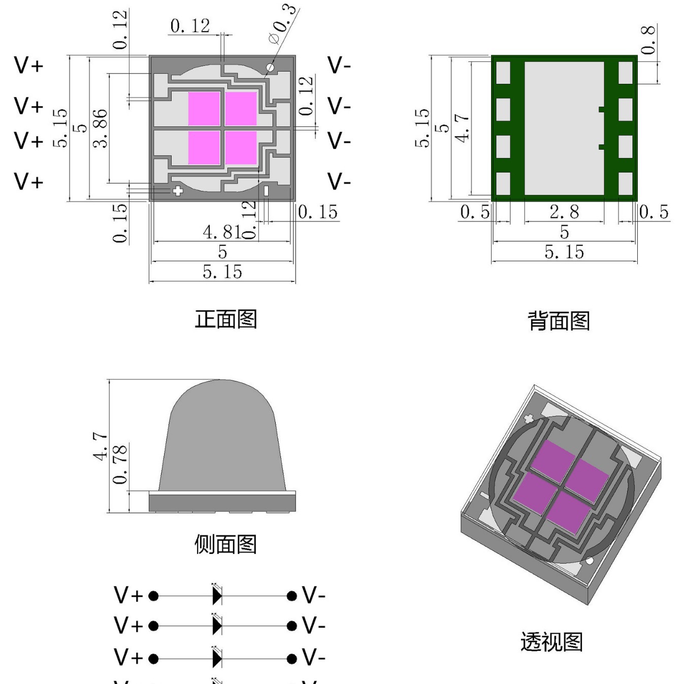 60��5050��������UV�̻���������õ�380-385nm5050�Ϲ�led����