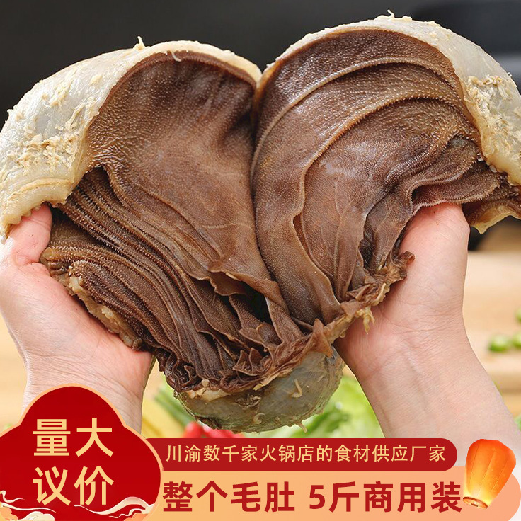 火锅食材批发黑毛肚麻辣烫冒菜商用毛肚千层肚牛肚厂家整箱新鲜克