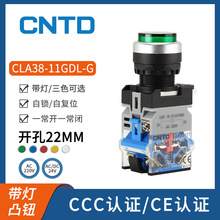 CNTD���õ�����ť����CLA38-11GDL͹ͷ��ť�����Ը�λ
