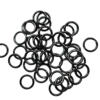 Acrylic black plastic ring, accessory, 8-50mm