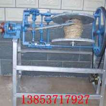 新款小型捻稻草绳机 蒲草电动草绳机 鱼台树木绿化草绳草帘编织机