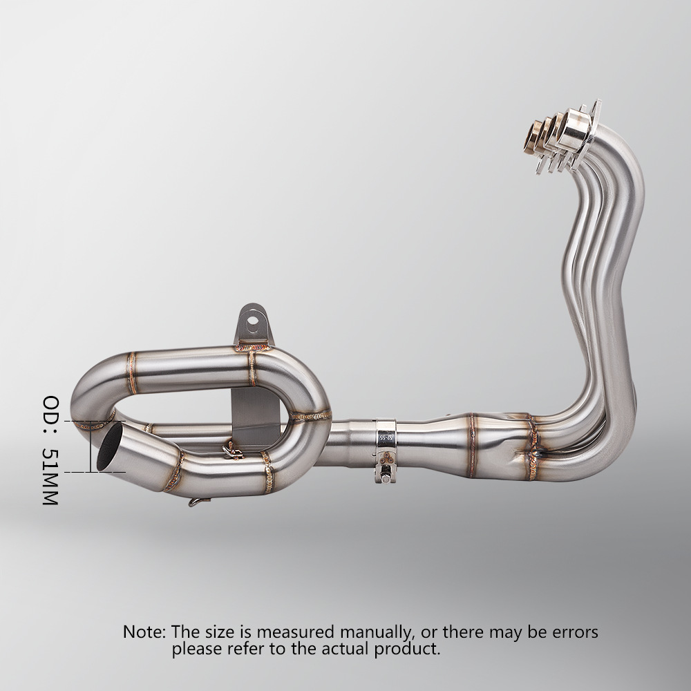 Motorcycle Exhaust Pipe Refitting Excelle 450RR Full Section Stainless Steel Swing Front Section End Section Muffler 2023