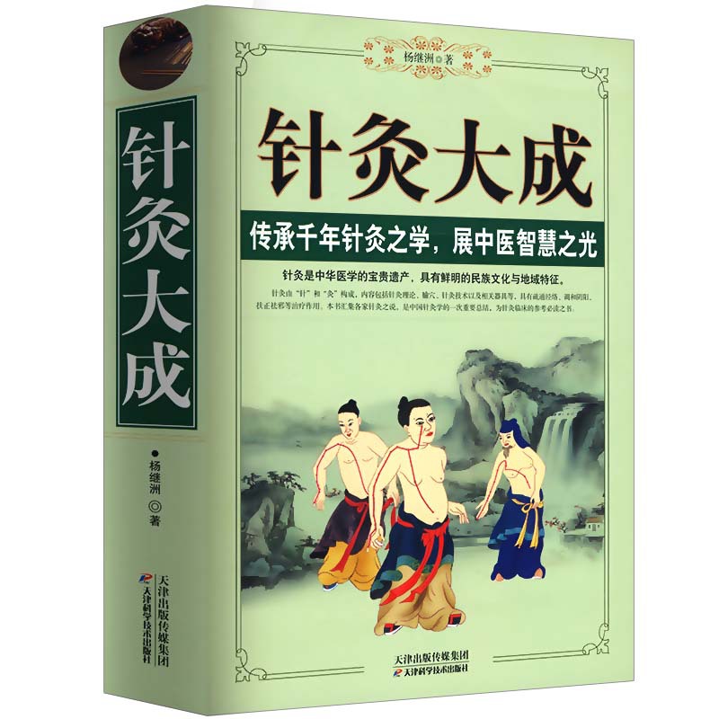 [정품] 침술과 목 졸음 Dacheng 원 바늘 요법 Lingshu Qi 한의학 서적 Meridian 침술 포인트 패밀리 소개