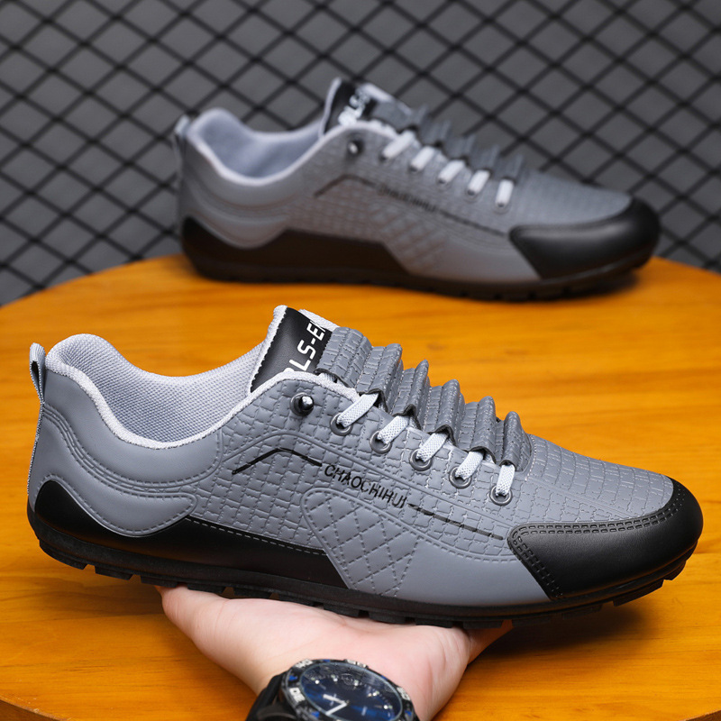 2025 Spring New Casual Shoes Men's Sports Shoes Fashion Trendy Men's Shoes Leather Casual Shoes Export Trendy Shoes