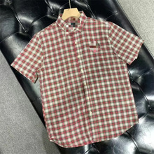 出口贸易服装批发 夏季短袖男式衬衫混批 地摊货源直播实体衬衣男