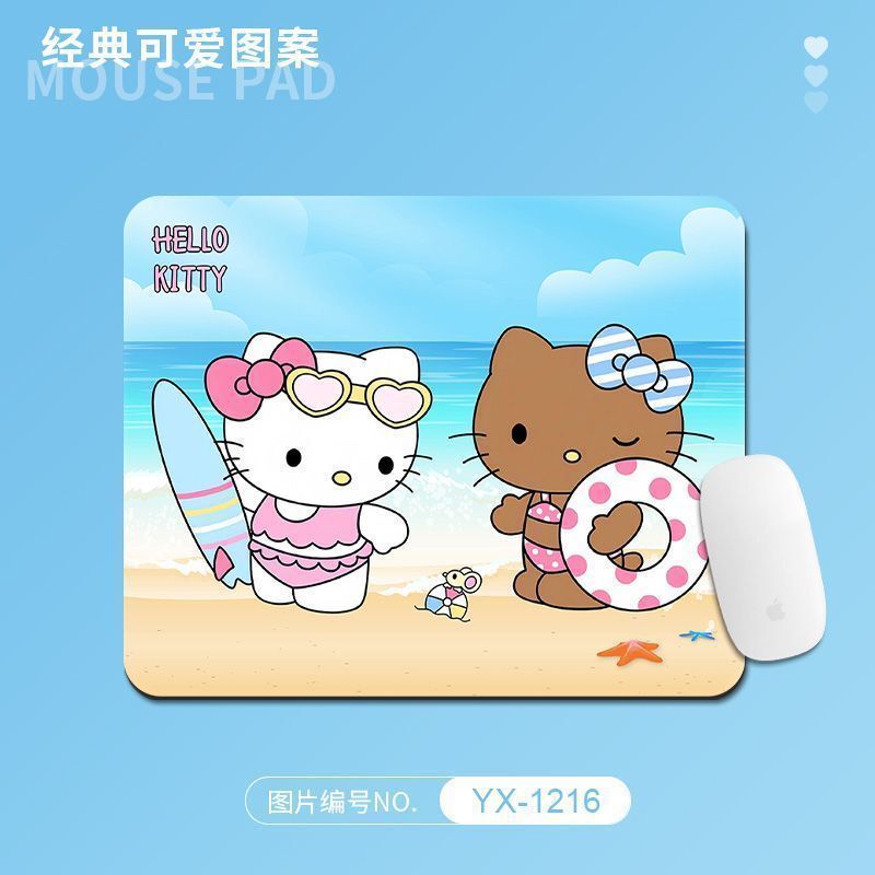 漫画マウスパッドホームオフィスデスクパッド小さな男の子と女の子かわいいリストガードデスクパッド学生デスクパッド|undefined