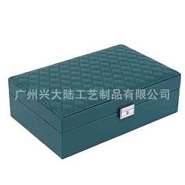 带锁首饰盒收纳盒珠宝项链大容量手饰品高档精致礼品盒