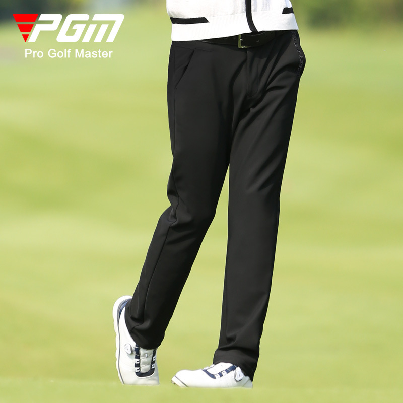 Quần dài nam golf PGM thể thao giữ ấm mùa thu đông — KUZ138-Màu đen, KUZ138-màu xanh hải quân, KUZ138-màu trắng, KUZ138-màu xám