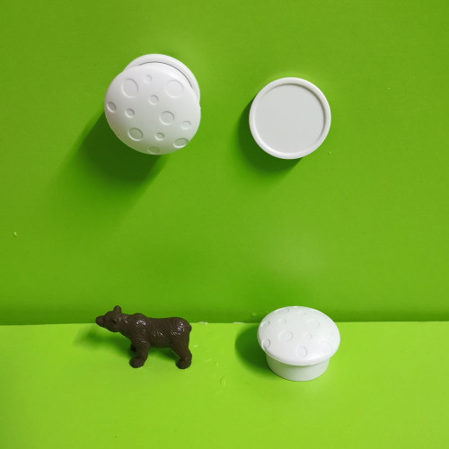 Office Sticky Note Fastener Multi-purpose Anti-Loss Magnetic Particle Block Sticky Note Menu Magnetic Fastener