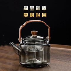 ガラスのティーポットは高温に耐えます。家庭用の梁壺は水を沸かしてティーポットを入れます。