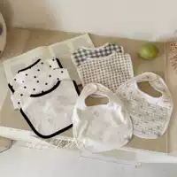 Hanfeng Baby Baby Baby Baby Summer Тонкое хлопковое детское полотенце для слогана A-типа хлопка U-образный нагрудник для новорожденных