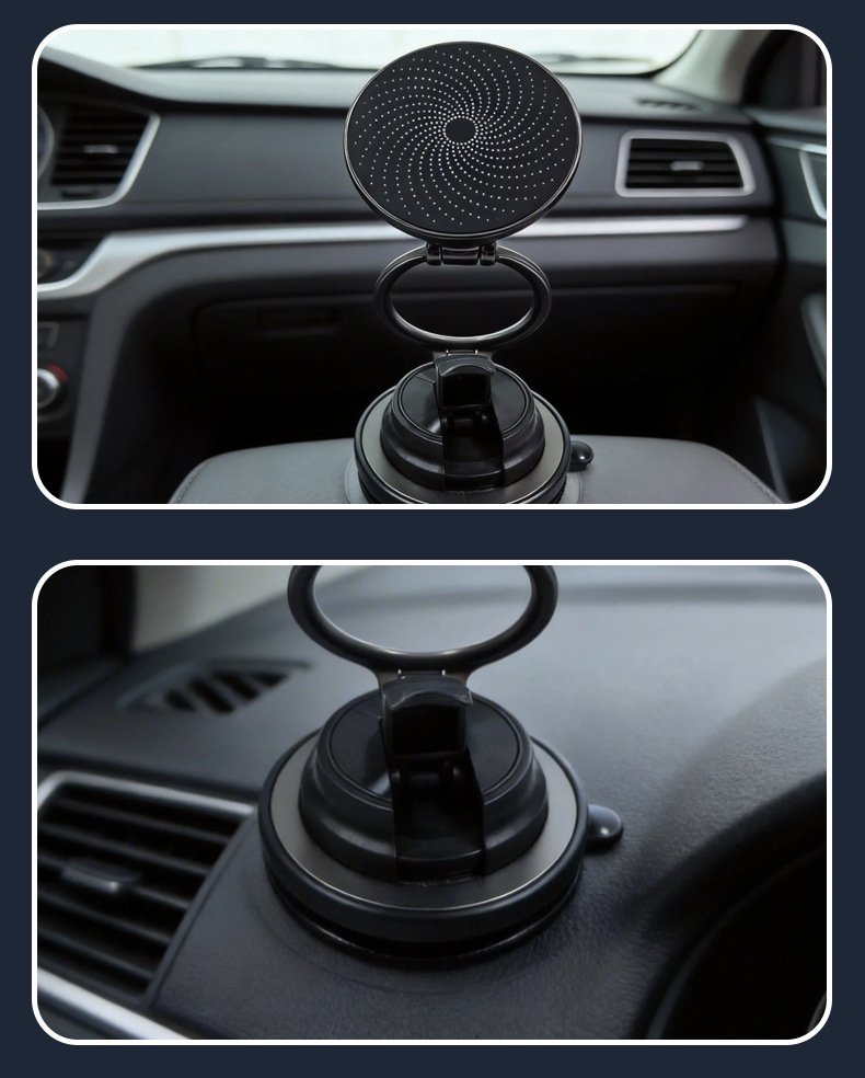 New Ultra-Thin Navigation Bar Car Phone Holder Magsafe Magnetic Vacuum Adsorption Live Streaming Desktop -259.999999999% off Stack