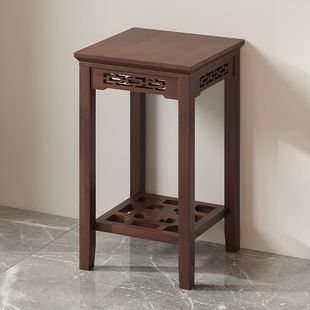 Chinese Flower Stand Balcony Flower Rack Storage Rack Solid Wood Flower Rack Flower Pot Rack Living Room Floor-Standing Flower Stand Storage