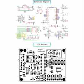 1套 颜色：图片色 材质：塑料+金属 HU-017A收音机DIY组装套件 FM