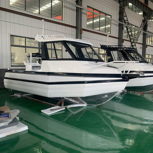 Factory direct supply aluminum alloy fishing boat small yacht Speedboat ocean fishing boat sea fishing boat