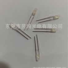 厂家批发3mm雾状无边白光短脚插件 f3高亮led灯珠发光二极管