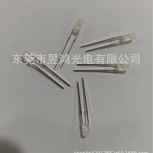 Factory wholesale 3mm fog rimless white light short leg plug-in f3 bright led lamp beads light emitting diode