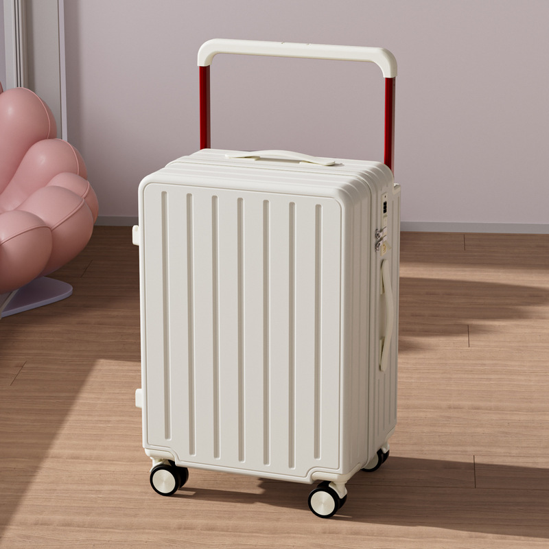Fashionable wide-handle luggage, student password box, large-capacity password travel case, durable trolley case, lightweight suitcase Fashionable wide-handle luggage, student password box, large-capacity password travel case, durable trolley case, lightweight suitcase