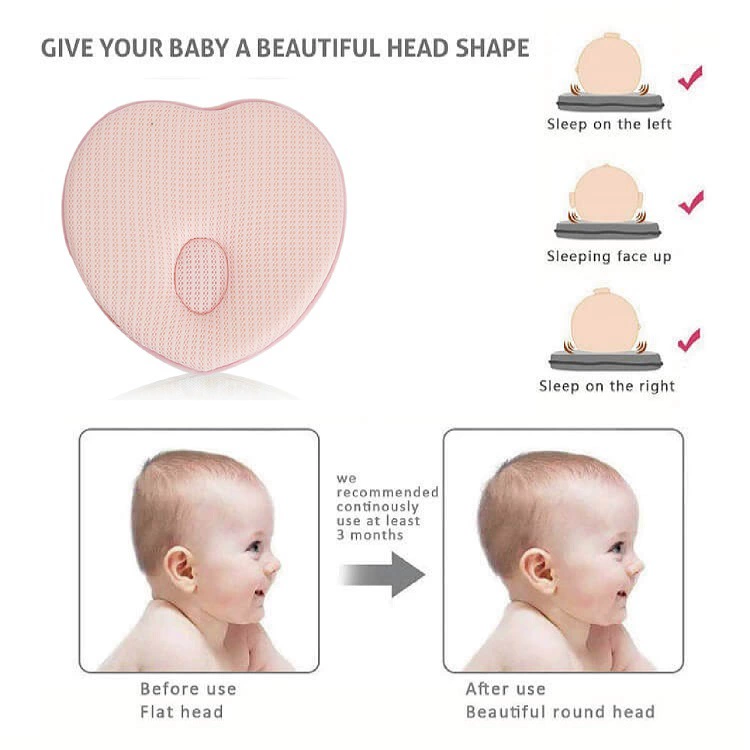 Экспорт внешней торговли новая детская подушка в форме мягкой дышащей медленный отскок 0-1 коррекция головы новорожденного