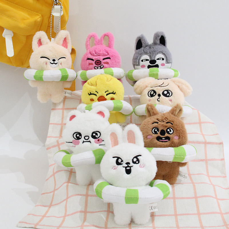 在庫あり SKzoo 表情放浪児ぬいぐるみペンダント STAY Fangcan スタードールキーホルダー
