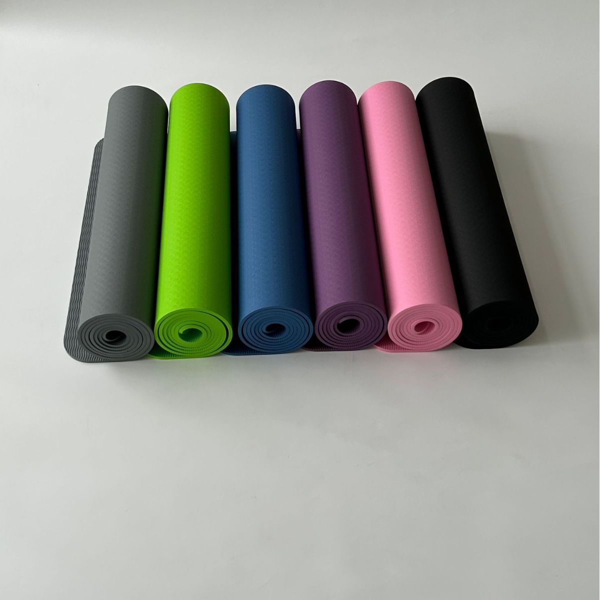 Yoga Mat TPE Wider and Thicker Anti-Slip Fitness Mat Sound Insulating Jump Rope Mat Gym Home Dance Yoga Mat