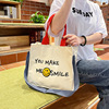 Small capacious summer small bag for leisure, shoulder bag, fashionable one-shoulder bag, shopping bag