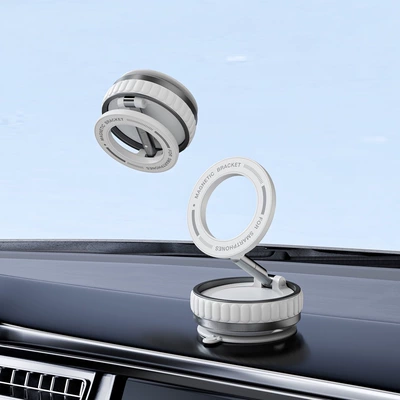 Car phone holder: Mobile Phone Holder Multi-Function - k11-strong-magnetic-white