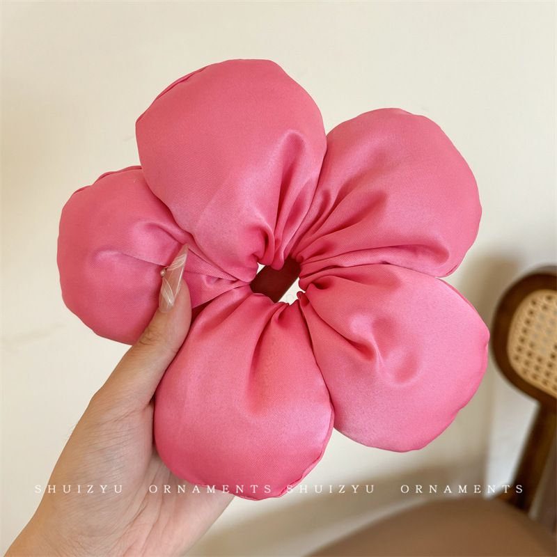 Francés punto de onda gris negro arco de bolas de cabello de bolas de cabello de alta elasticidad correa de cabello joyas de cabello