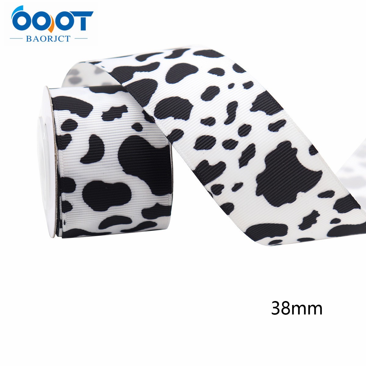 Cinta con patrón de leche cinta acanalada de transferencia de calor corona hecha a mano caja de regalo embalaje decoración de fiesta de granja cinta