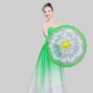 Β Spring Festival Gala Same Style Jasmine Blossom Jasmine Sentiment Dance Performance Dance Props Catwalk Flower Umbrella Transparent