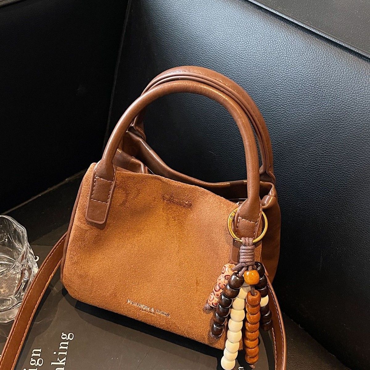 新款外贸韩版复古磨砂包包女秋冬季休闲斜挎小众斜挎包时尚手提包